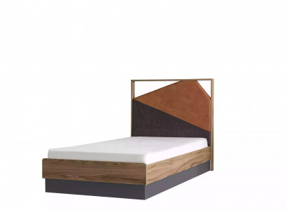 Children's bed frame 100 cm bed frames children's room wooden bed frame gray